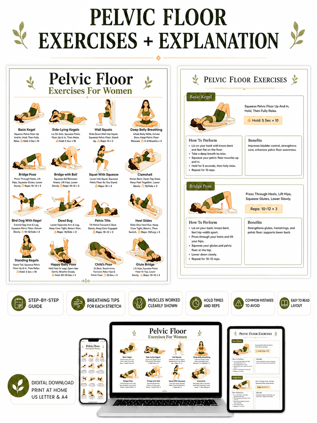 Stop feeling lost about your wellness routine — this printable planner shows you what to track, what to plan, and how to stay organized one gentle page at a time. - My Store